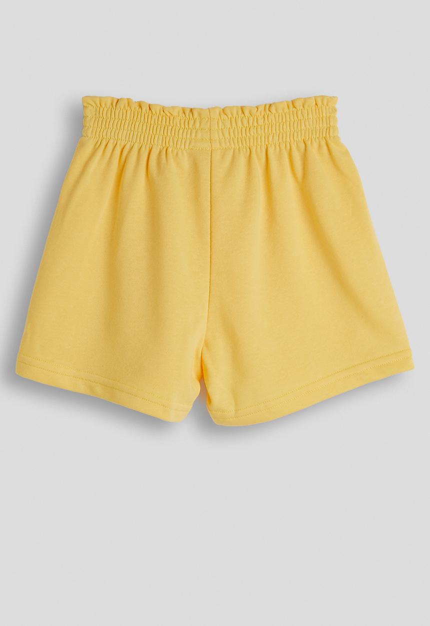 Pop Candy - Elaticated waist sweatshorts - sunny yellow