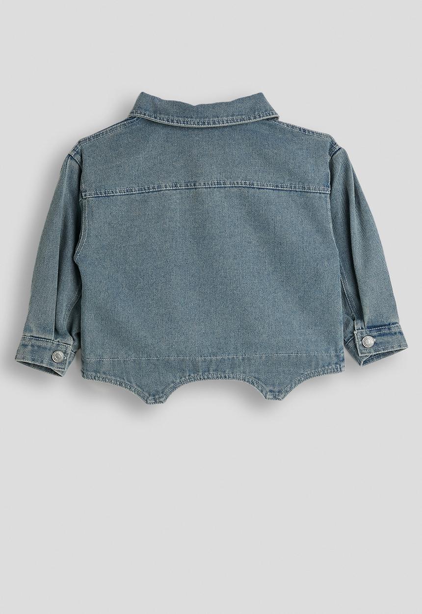 Pop Candy - Pointed denim jacket - light blue