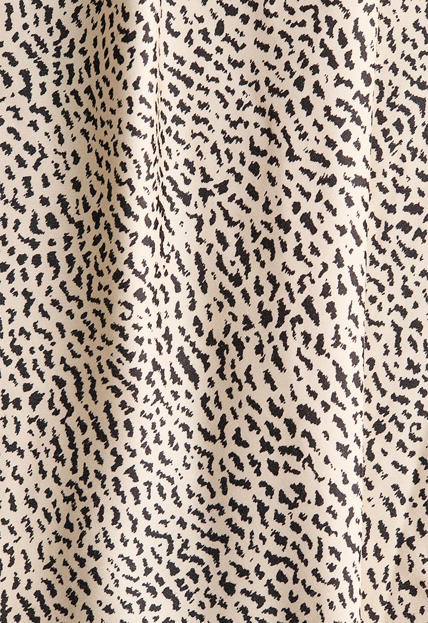 H&M - Midi skirt - light beige/patterned