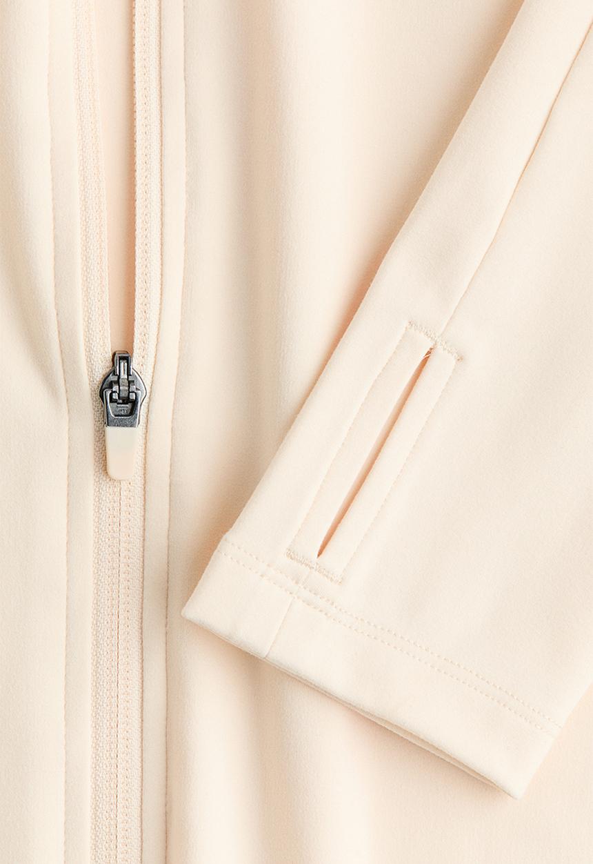 H&M - Zip-through sports jacket with softmove? - peachy beige