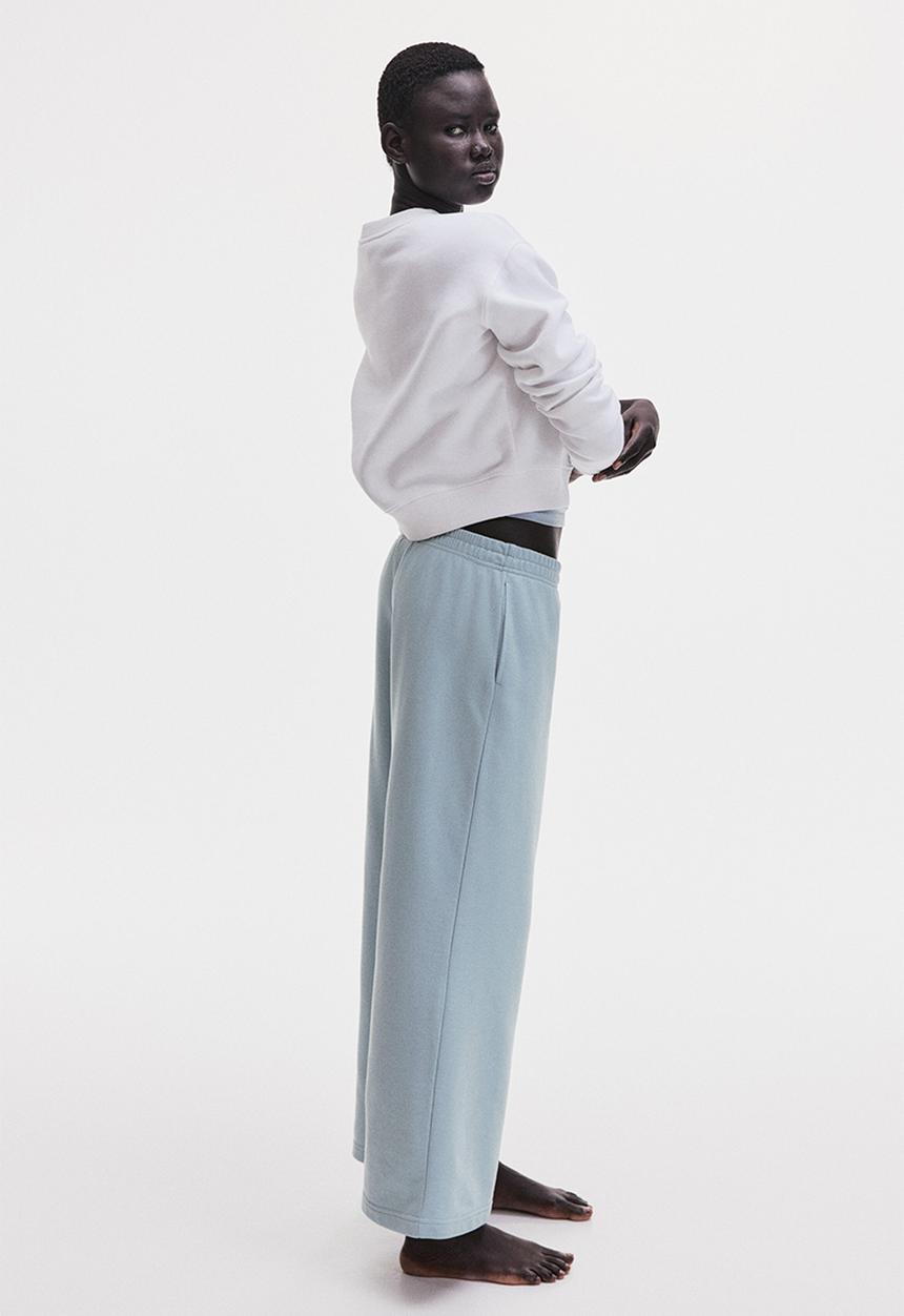 H&M - Sweatpants - light turquoise