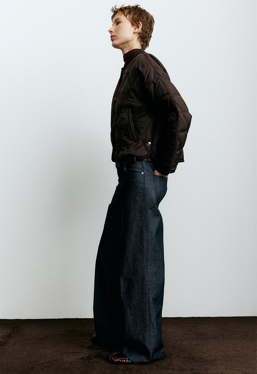 H&M - Quilted jacket - dark brown