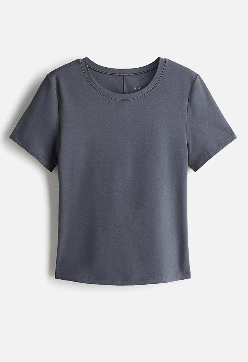 H&M - Sports T-shirt with softmove™ - dark grey