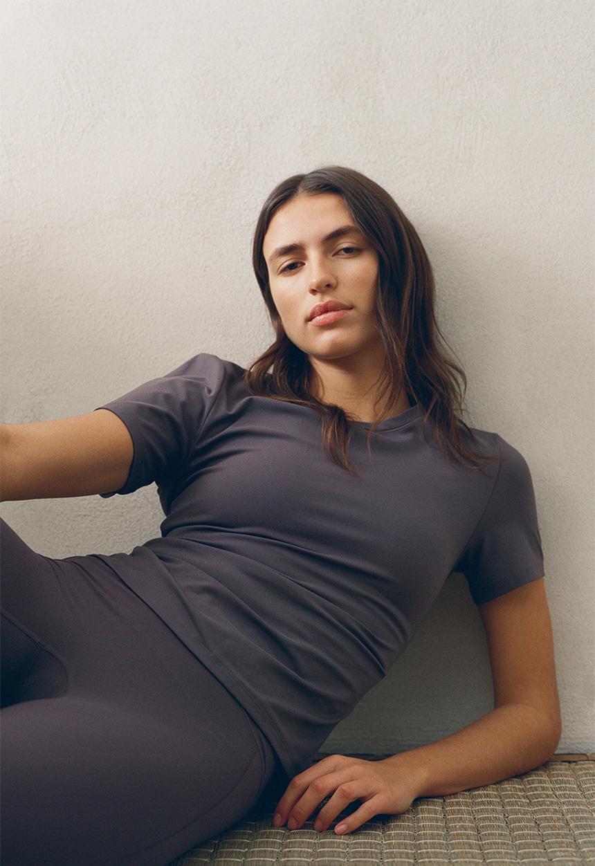 H&M - Sports T-shirt with softmove™ - dark grey