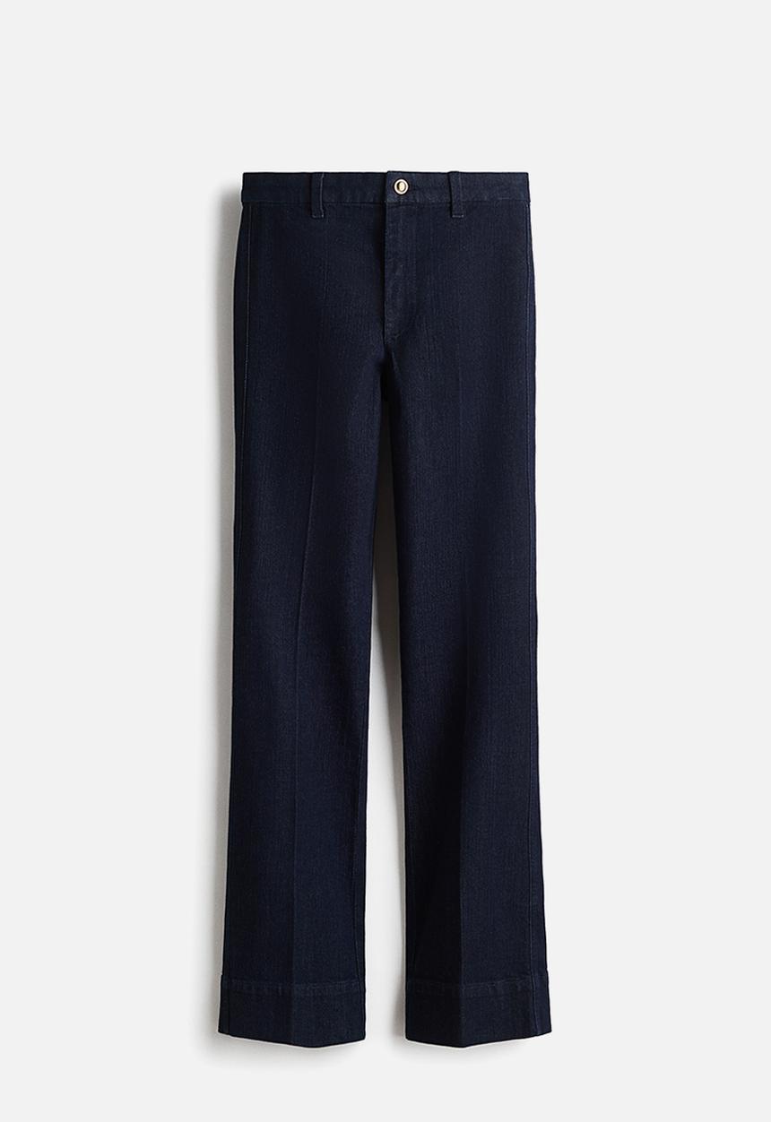 H&M - Flared high jeans - dark denim blue