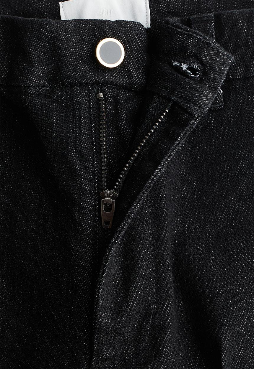 H&M - Flared high jeans - denim black