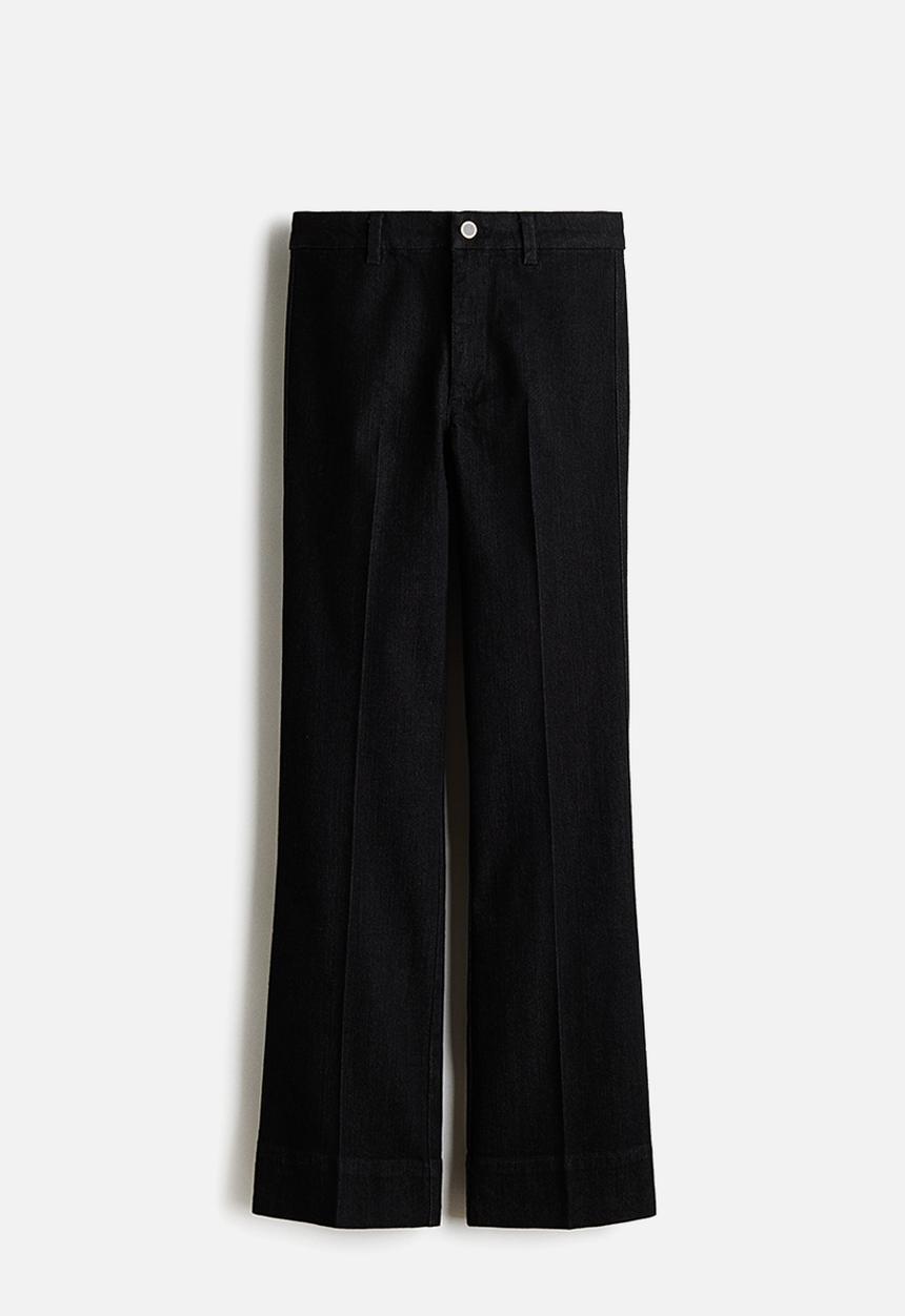 H&M - Flared high jeans - denim black