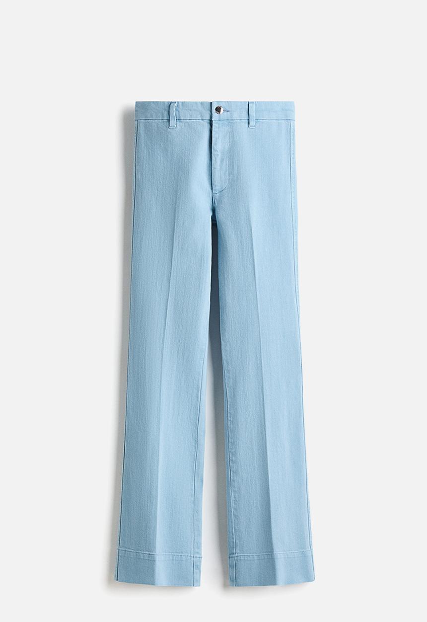 H&M - Flared high jeans - light blue
