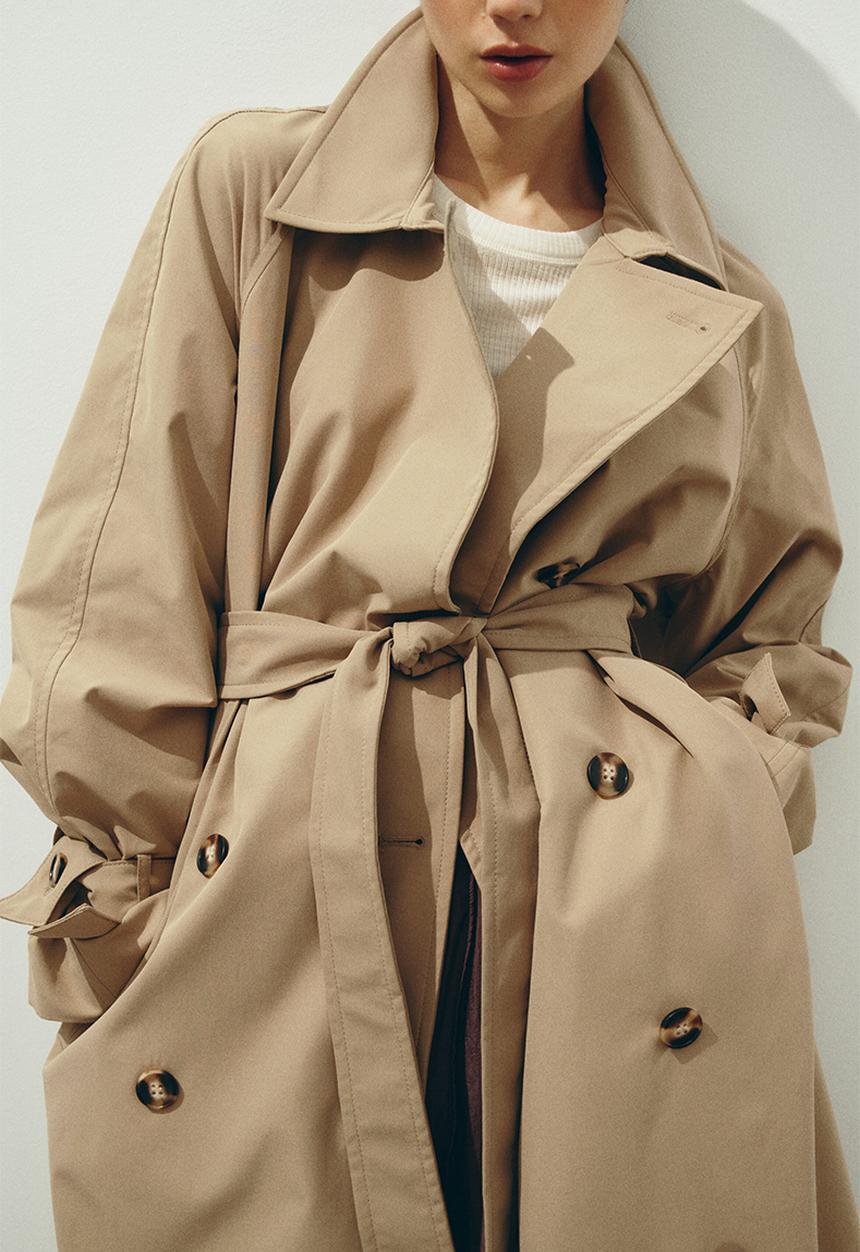 Trench coat - beige - 1315629001