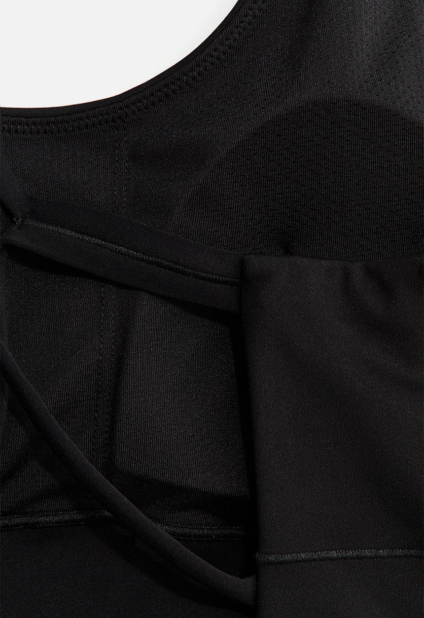 H&M - Sculptmove? sports playsuit - black