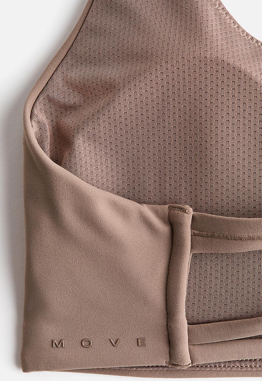H&M - Sculptmove? medium support sports bra - beige