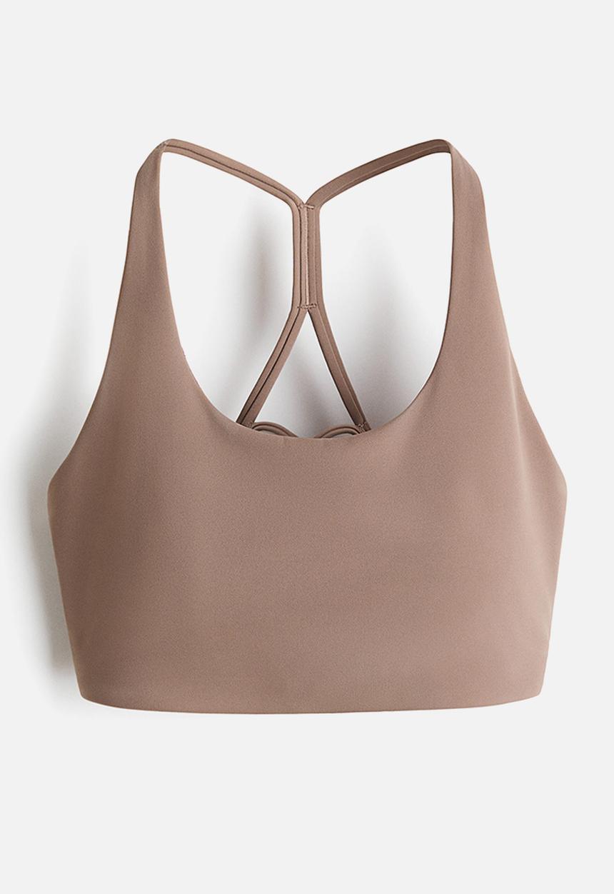 H&M - Sculptmove? medium support sports bra - beige