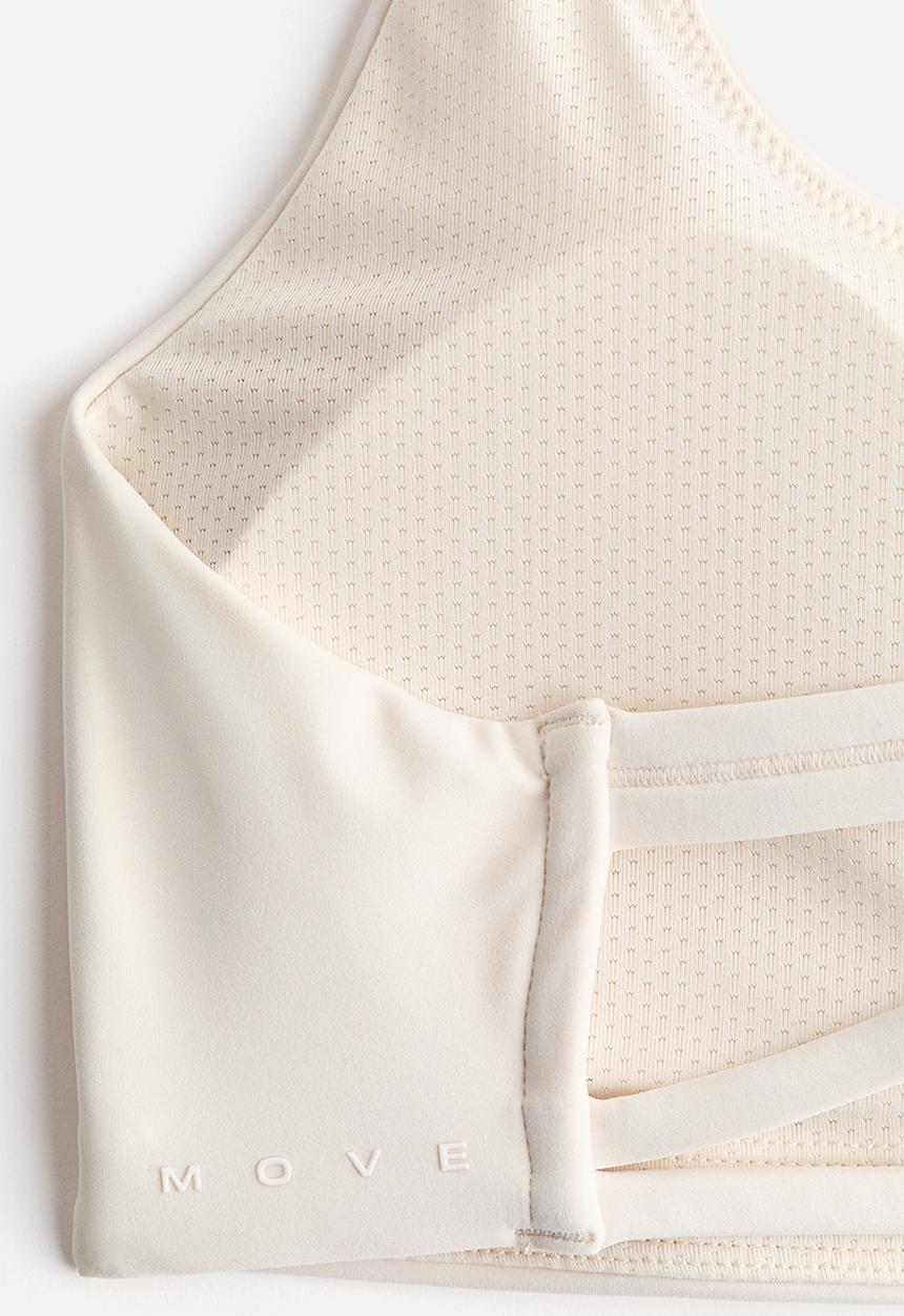 H&M - Sculptmove? medium support sports bra - ivory