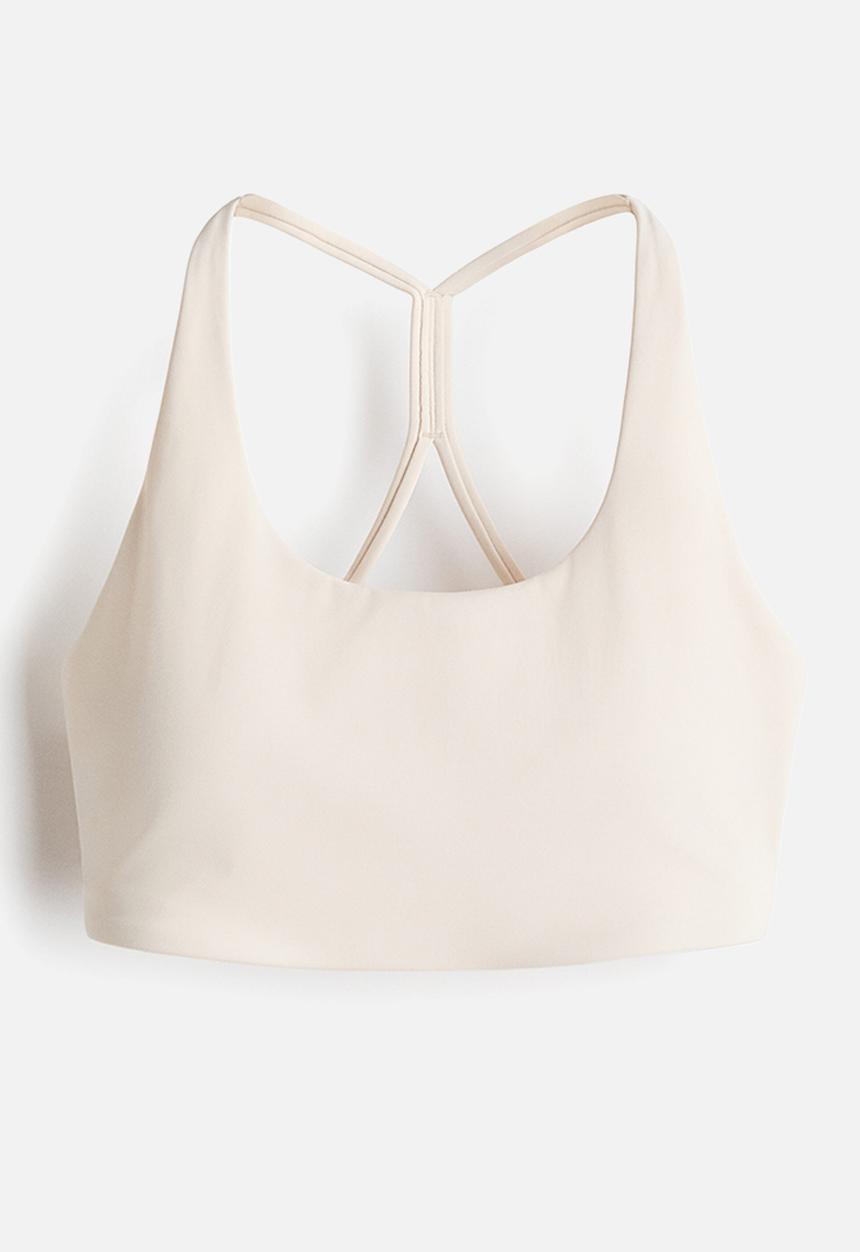 H&M - Sculptmove? medium support sports bra - ivory