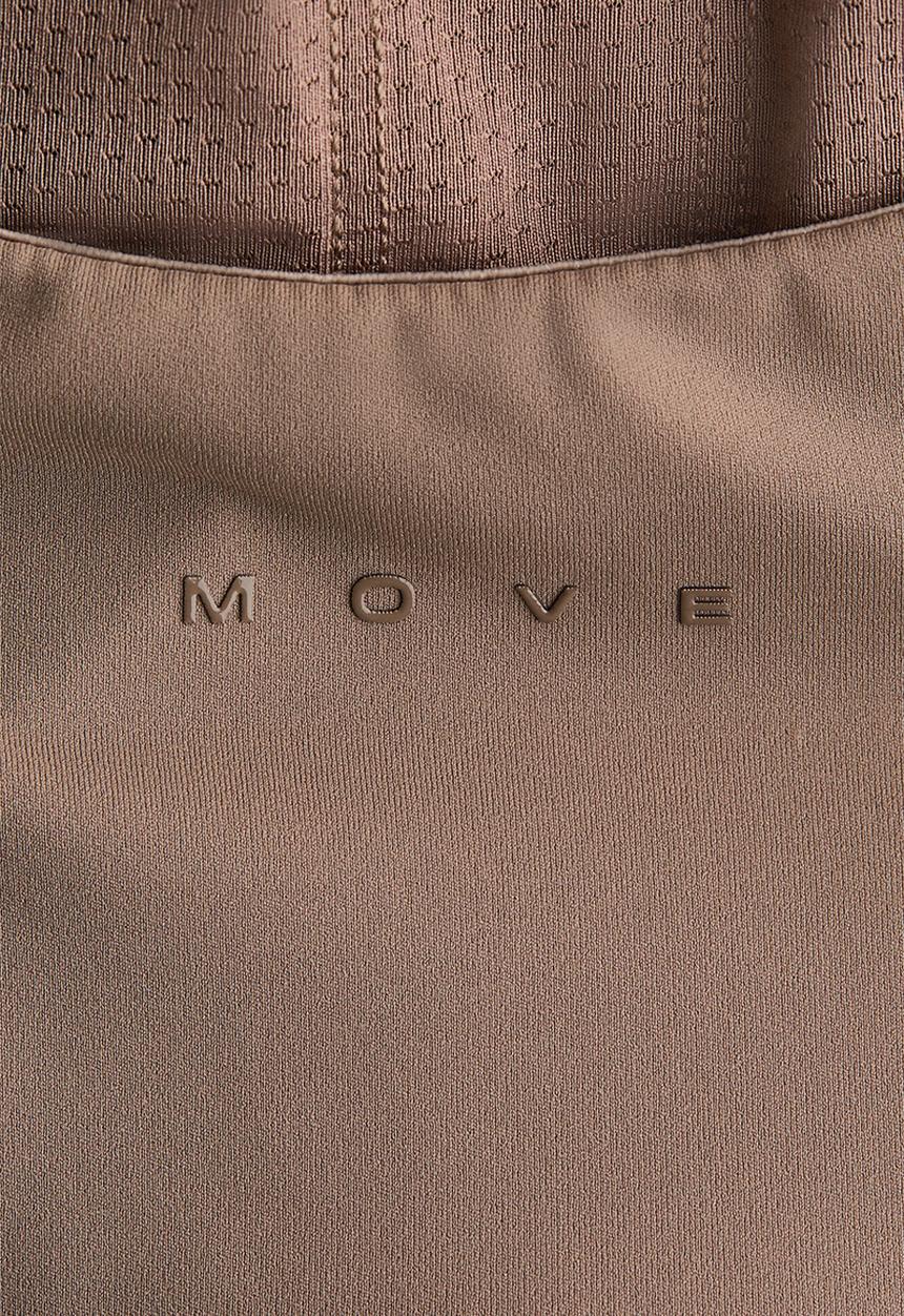 H&M - Sculptmove? medium support bandeau sports bra - beige