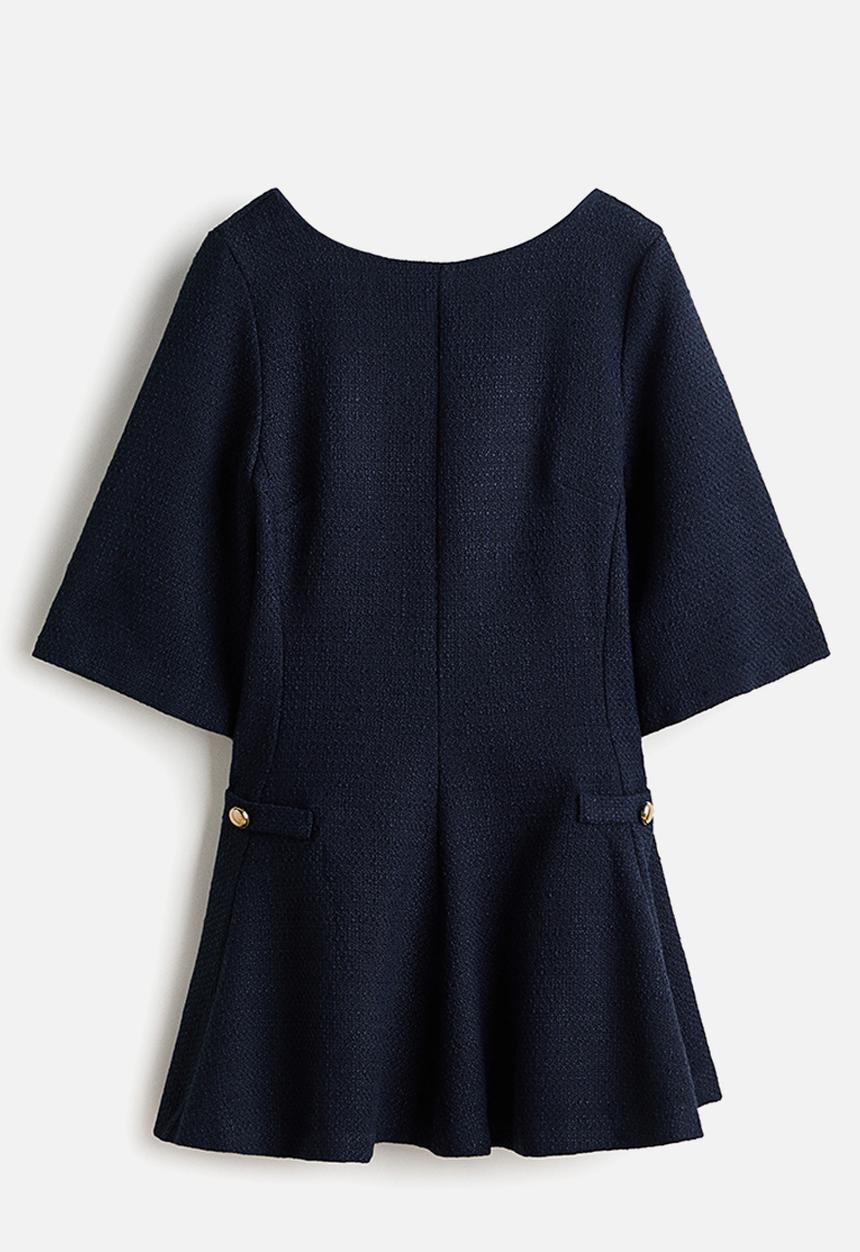 H&M - Boucle dress - navy blue