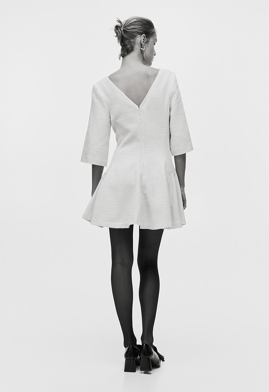 H&M - Boucle dress - light beige