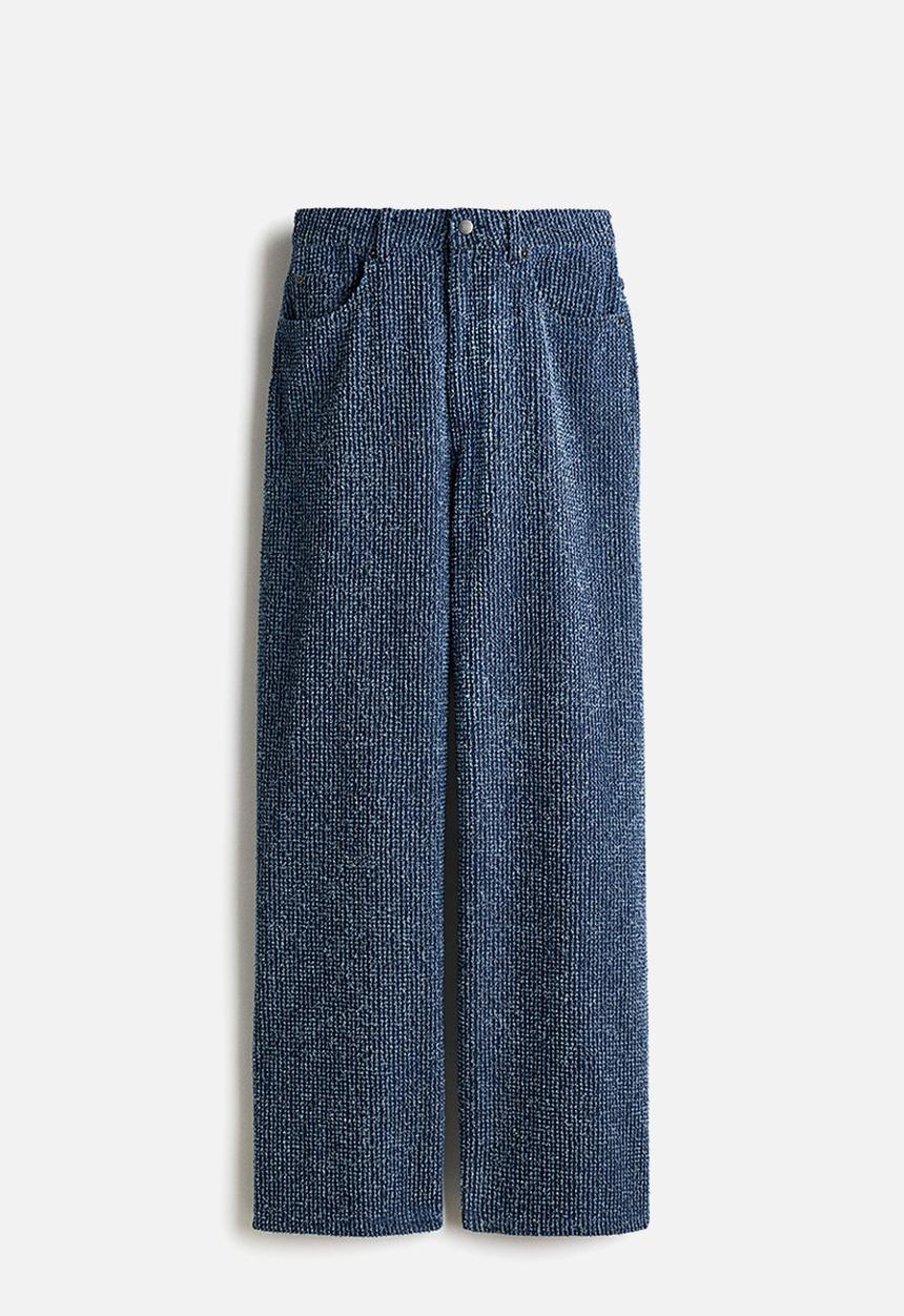 H&M - Boucle bootcut high waist jeans - denim blue
