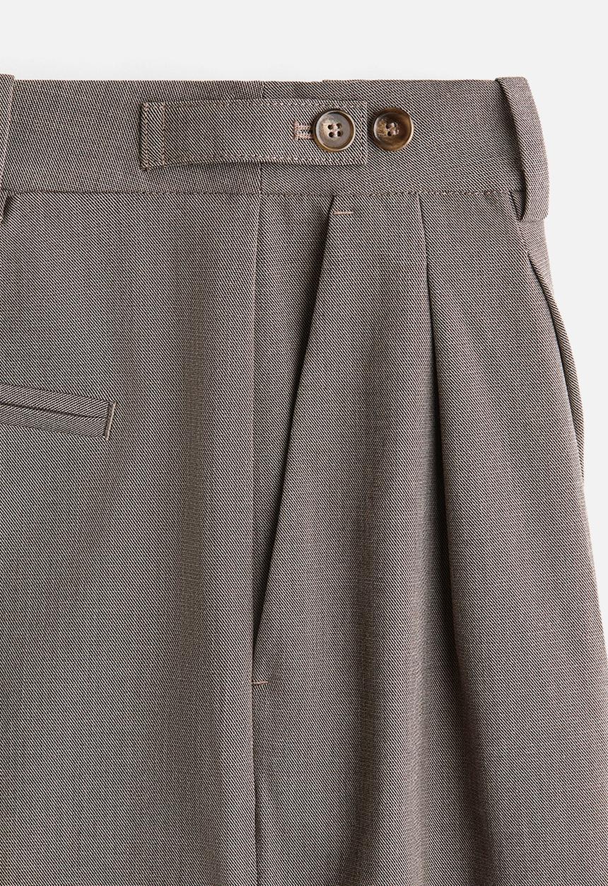 H&M - Tailored trousers - dark mole