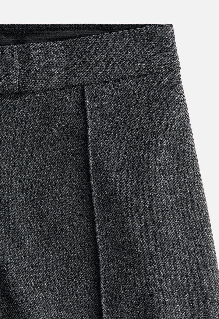 H&M - Bootcut crease-front trousers - dark grey