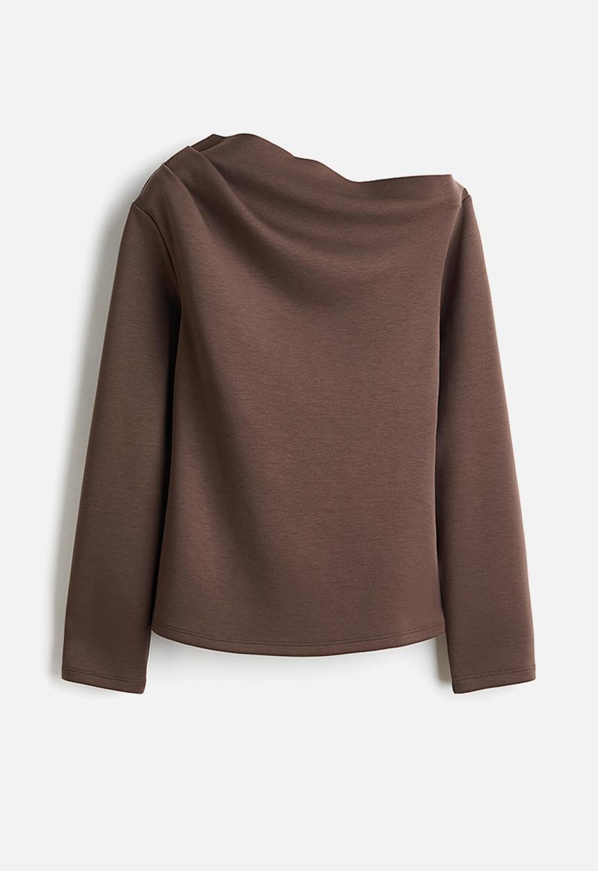H&M - Asymmetric top - dark mole