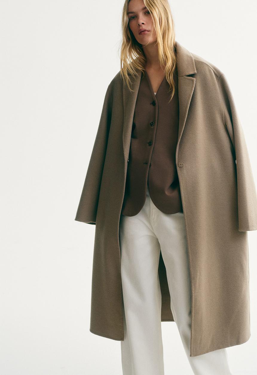 H&M - Jersey blazer - brown