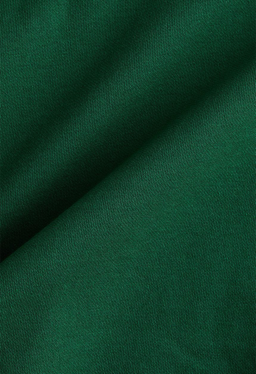 H&M - Motif-detail sweatshirt - dark green/chicago
