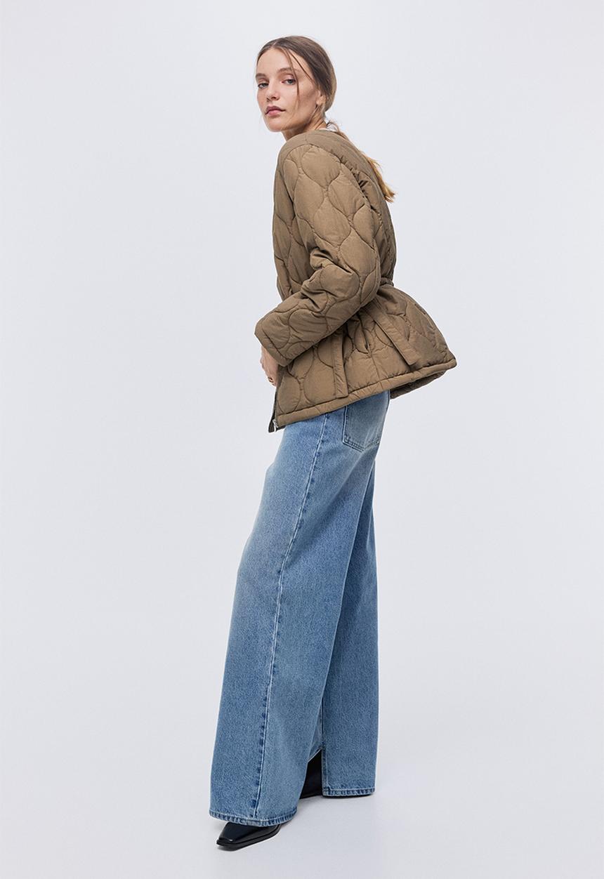 H&M - Thermolite quilted jacket - mole