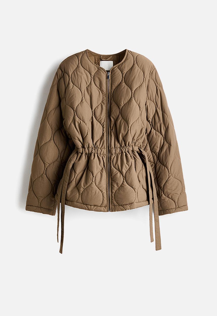 H&M - Thermolite quilted jacket - mole