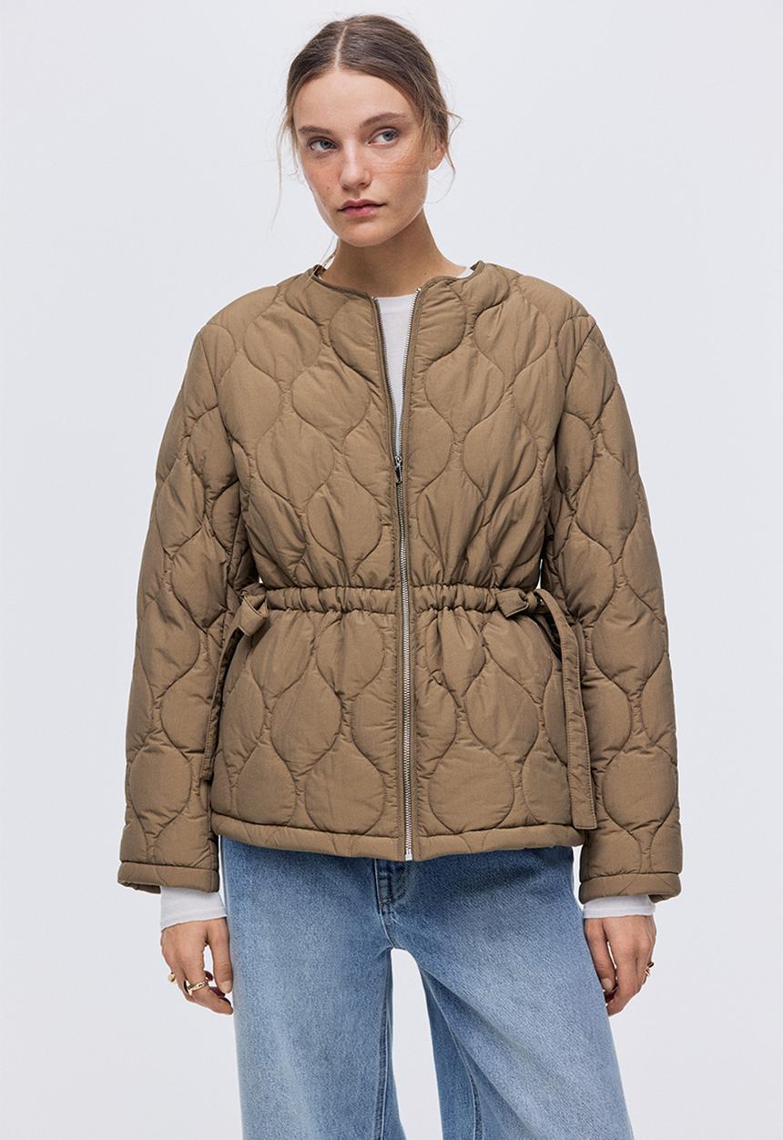 H&M - Thermolite quilted jacket - mole
