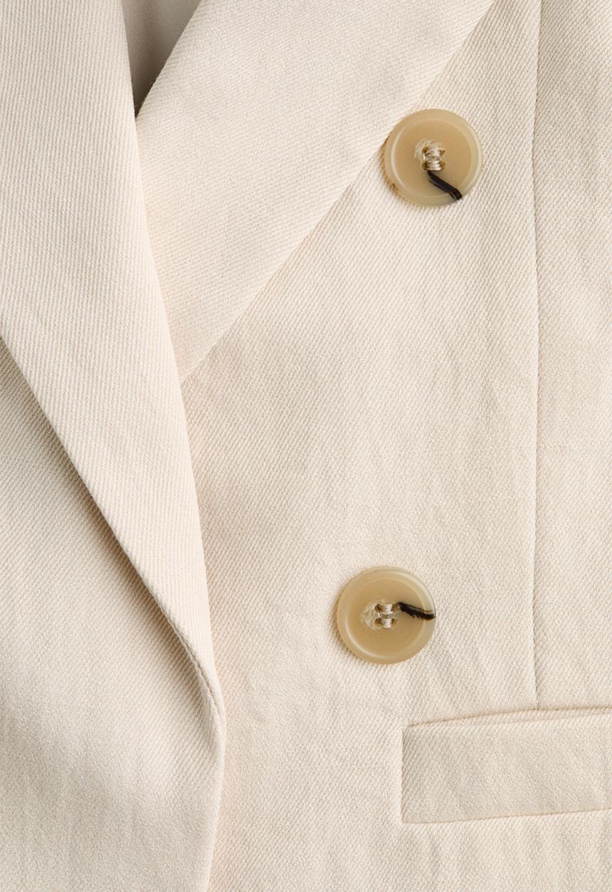 H&M - Blazer - light beige