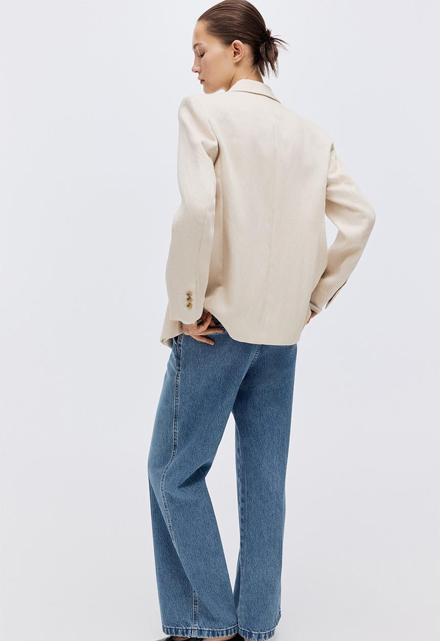 H&M - Blazer - light beige