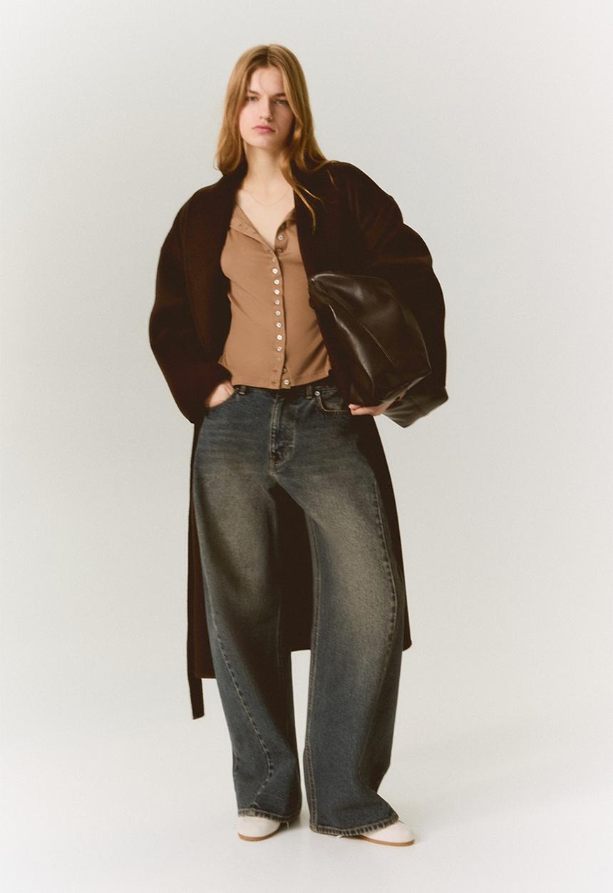 H&M - Sheer cardigan - dark beige