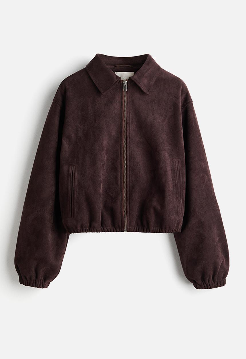 H&M - Collared jacket - dark brown