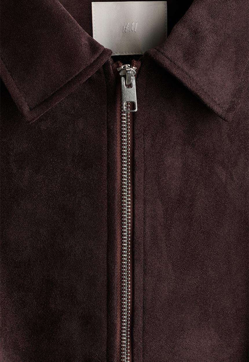 H&M - Collared jacket - dark brown