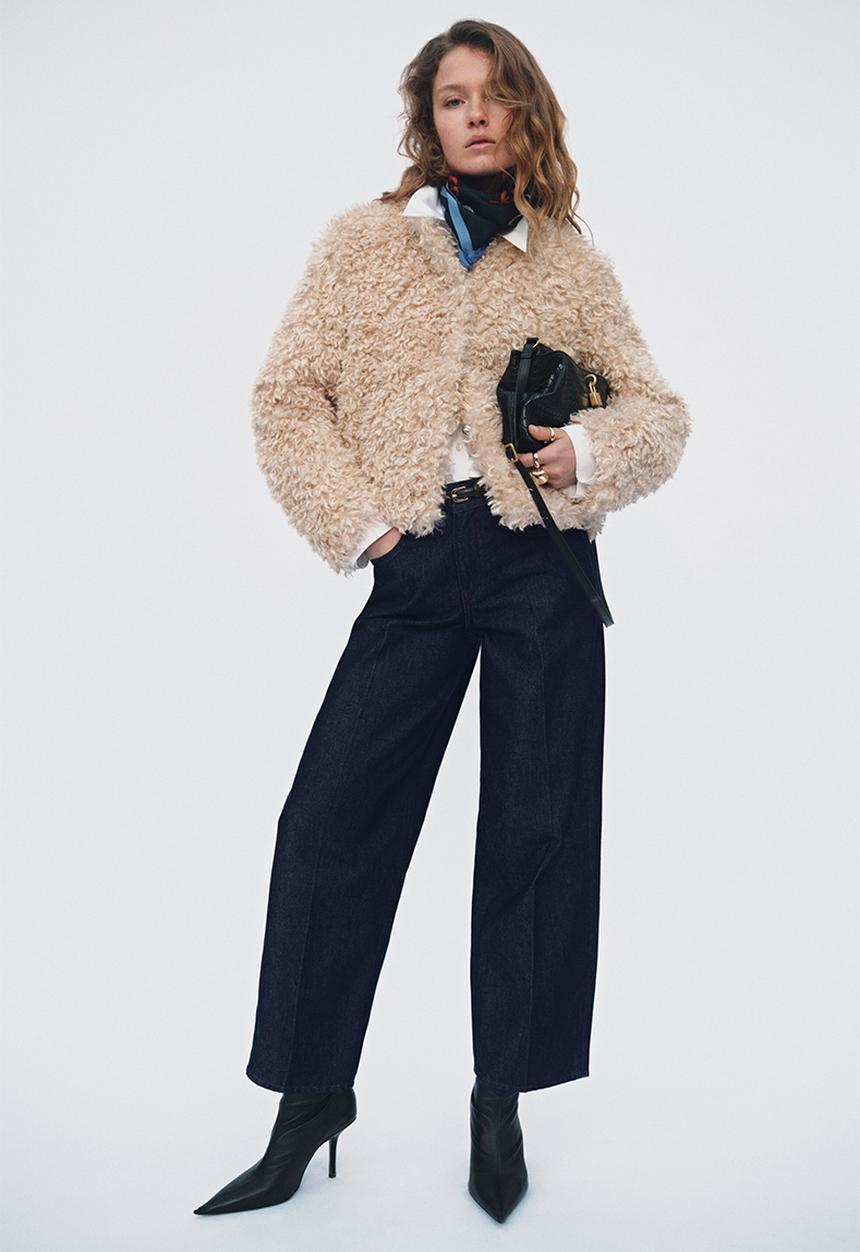H&M - Barrel leg low waist ankle jeans - dark denim blue