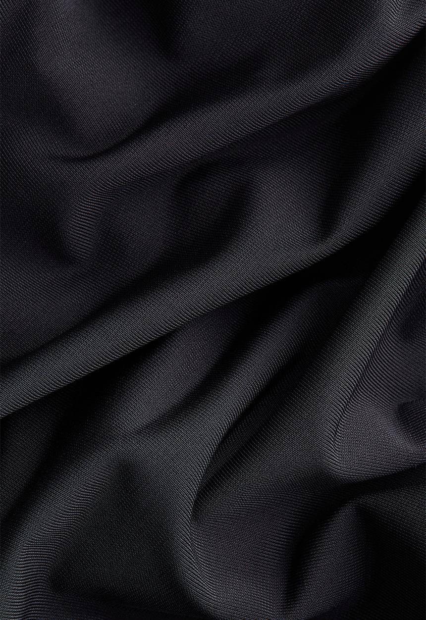 H&M - Draped off-the-shoulder top - black