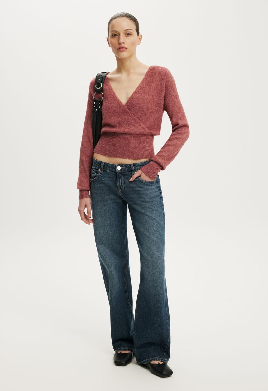Cotton On - True Knit Ballet Wrap - Warm Clay