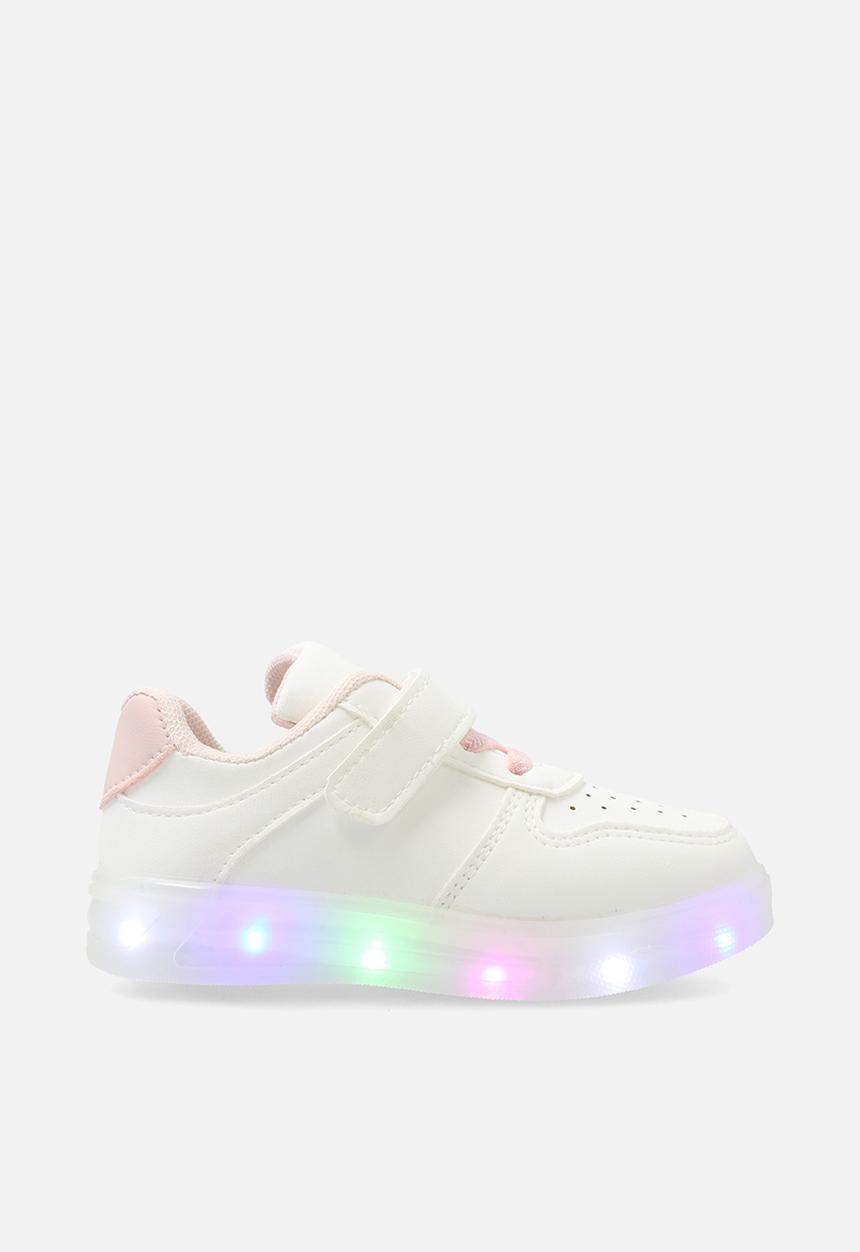 Pop Candy - LED sneakers - white/pink