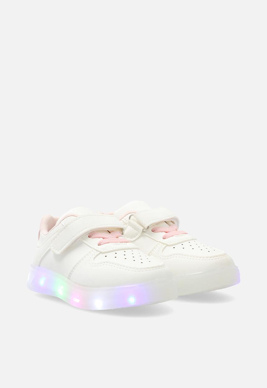Pop Candy - LED sneakers - white/pink