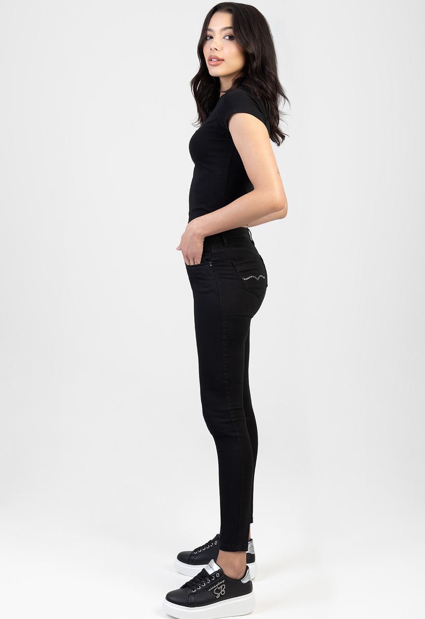 SISSY BOY - Avery: Mid-Waist Basic Skinny - Black