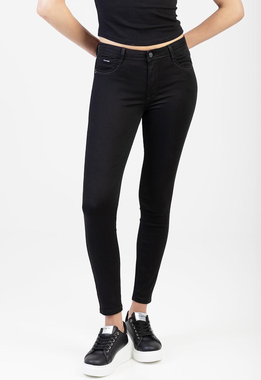 SISSY BOY - Avery: Mid-Waist Basic Skinny - Black