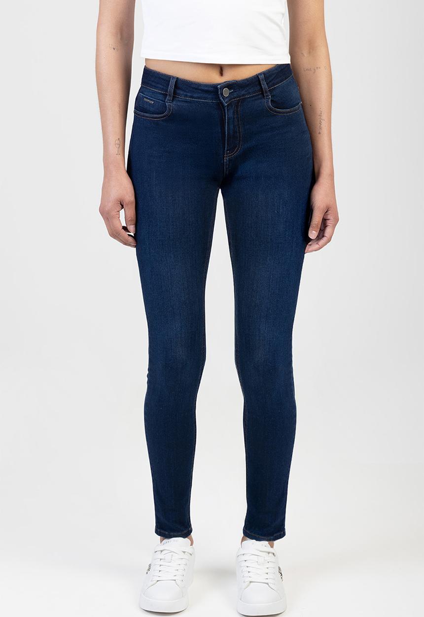 SISSY BOY - GABI: Mid Waist Skinny Jeans - Dark Vintage
