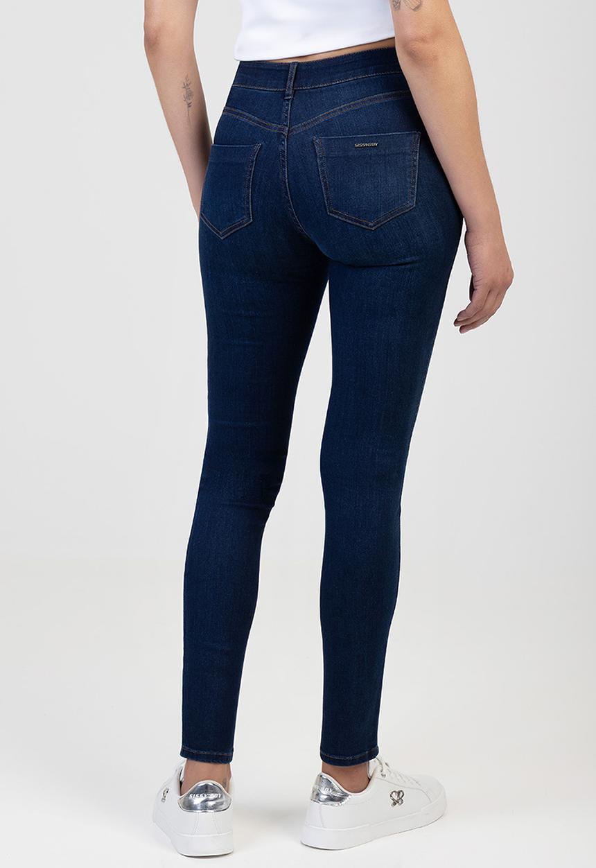 SISSY BOY - GABI: Mid Waist Skinny Jeans - Dark Vintage