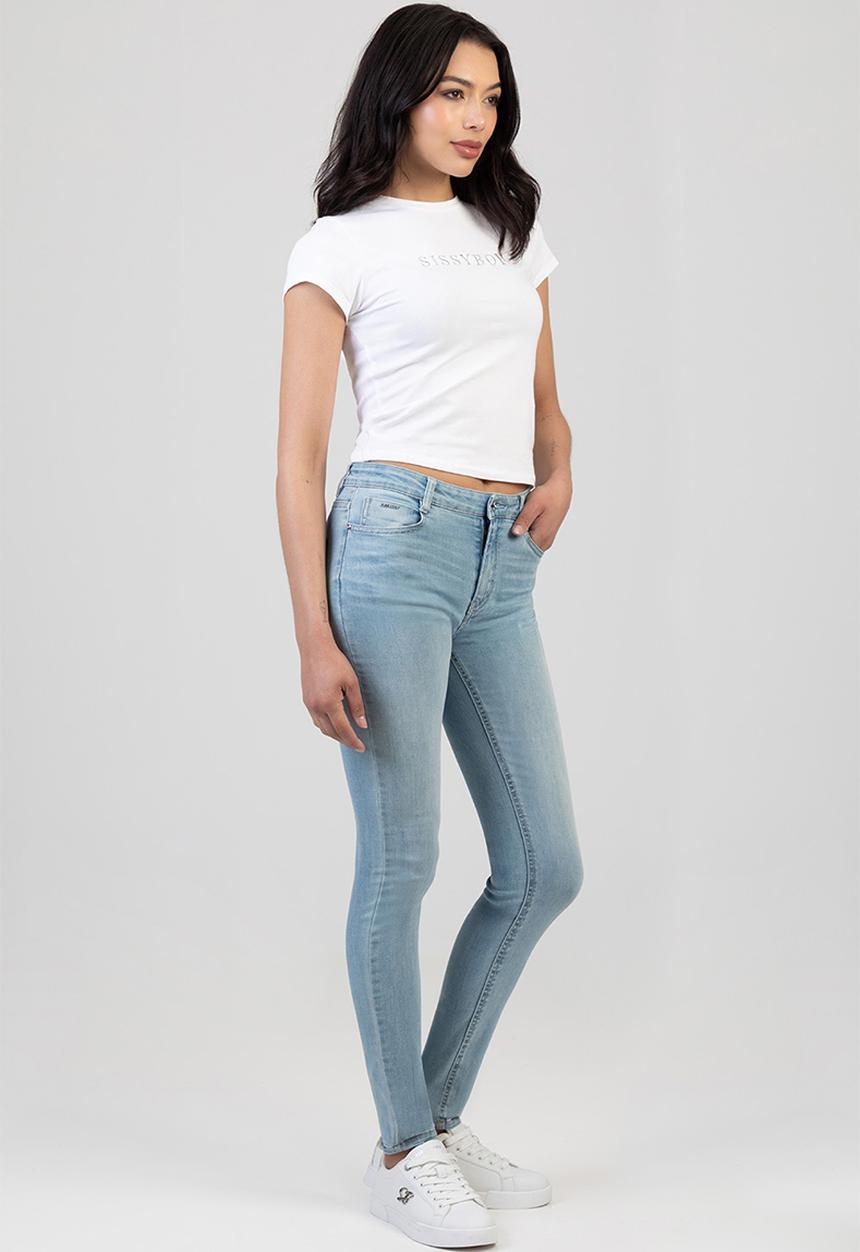 SISSY BOY - Renee: Mid Waist Skinny - Lt Vintage