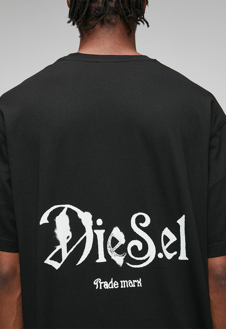 Diesel  - T-boggy-v10 T-shirt - Black 