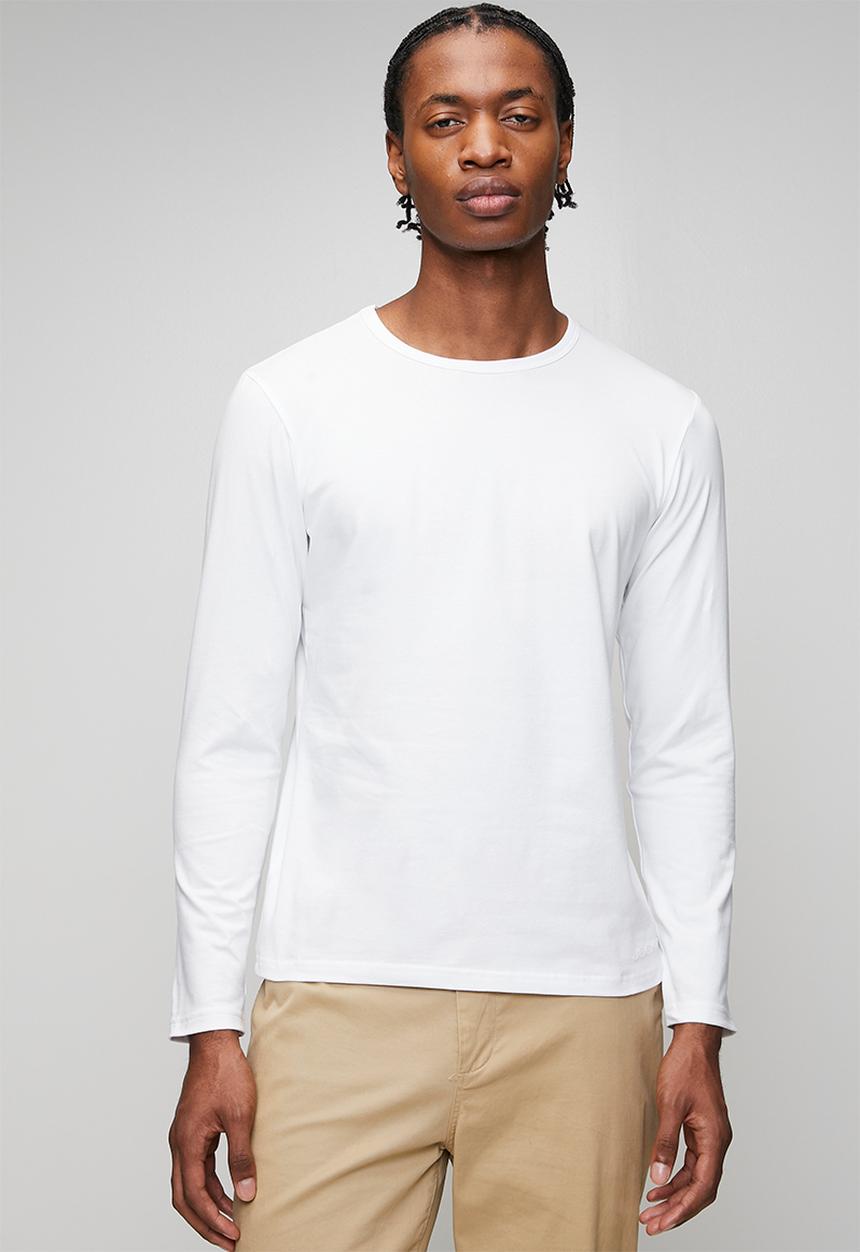 Jockey - Cotton Long Sleeve T-shirt - White