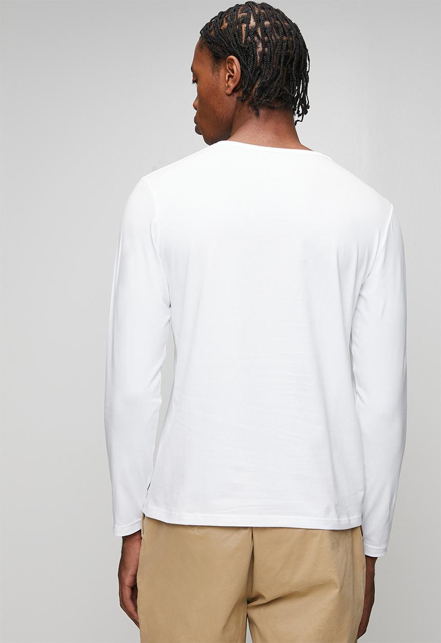 Jockey - Cotton Long Sleeve T-shirt - White