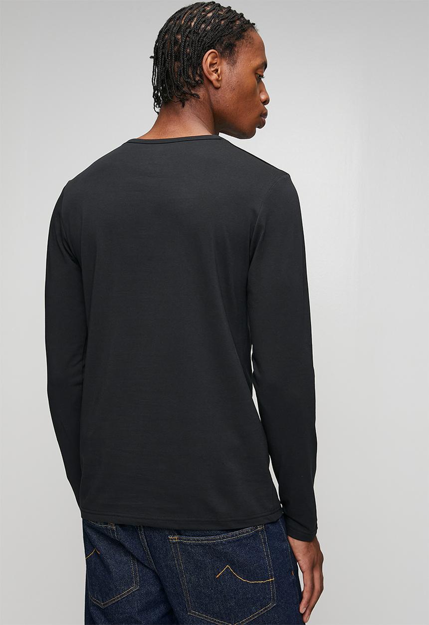 Jockey - Cotton Long Sleeve T-shirt - Black