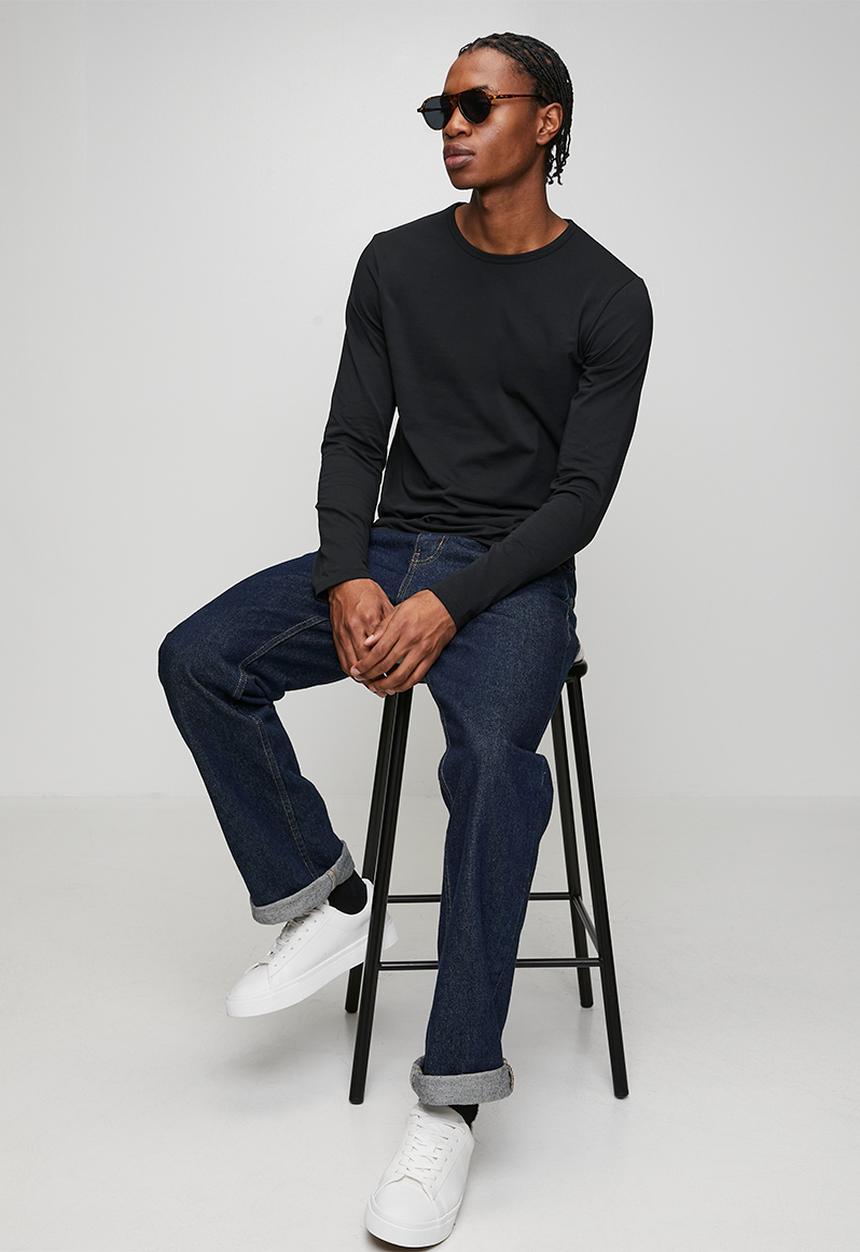 Jockey - Cotton Long Sleeve T-shirt - Black